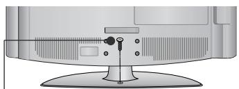 LG 422000 - Attaching the TV to a desk (Only 26/32LG30**, 32LG50**) - 1
