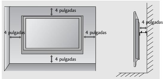 LG 422000 - MONTAJE EN PARED: INSTALLACION HORIZONTAL - 2