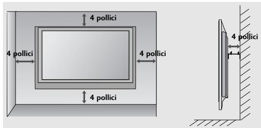 LG 422000 - MONTAGGIO A PARETE: INSTALLAZIONE ORIZZONTALE - 2