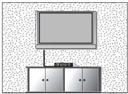 LG 422000 - MONTAGE AU MUR : INSTALLATION HORIZONTALE - 1