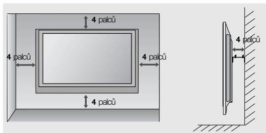 LG 422000 - Montáž na zed: Horizontální instalace - 2