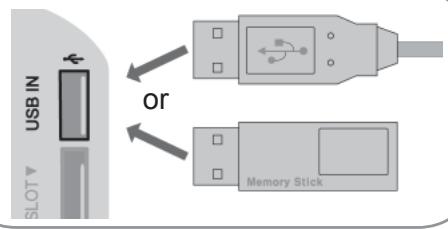 LG 42LD420 - WHEN CONNECTING A USB DEVICE - 1
