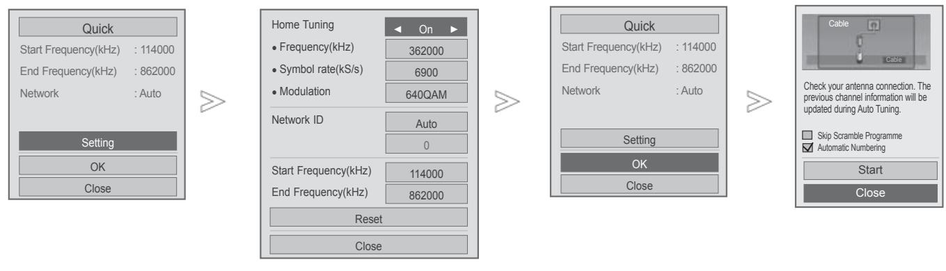 LG 42LD420 - When you select the Quick, - 1