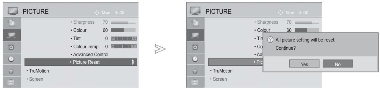 LG 42LD420 - PICTURE RESET - 1