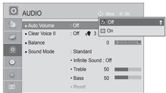LG 42LD420 - AUTO VOLUME LEVELER - 3