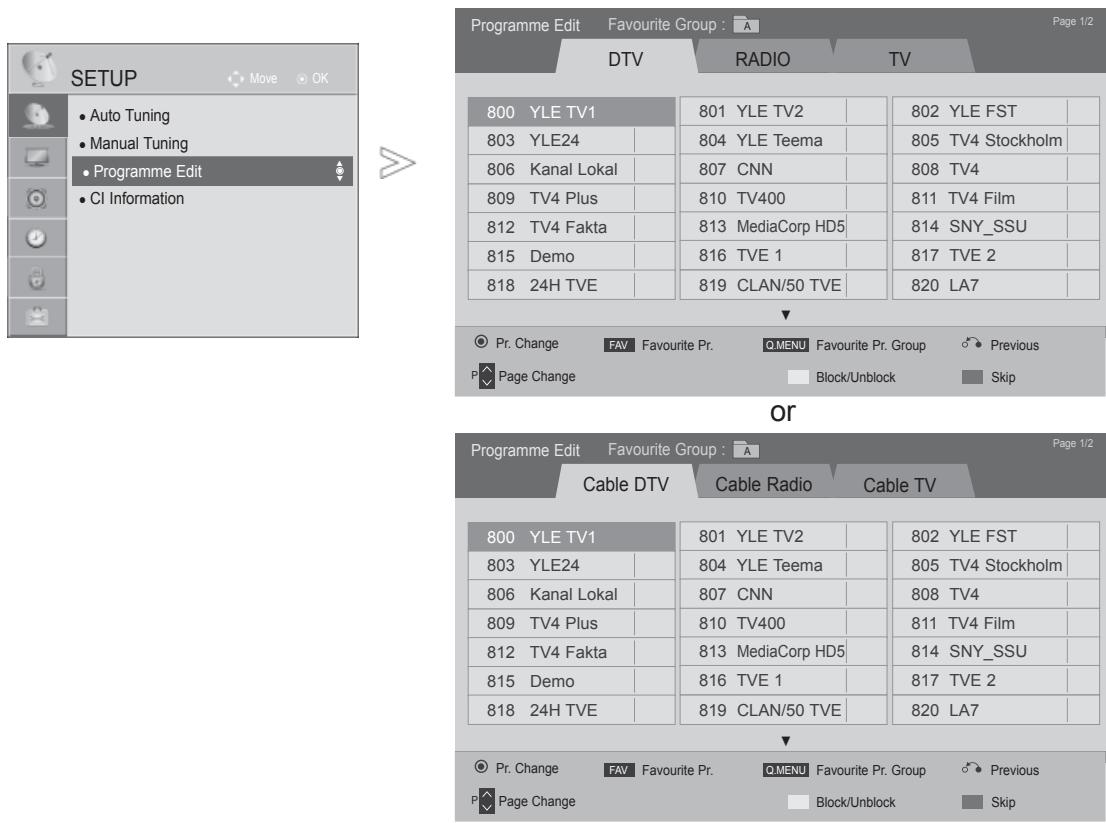 LG 42LD420 - PROGRAMME EDIT - 1