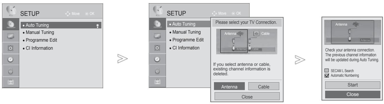 LG 42LD420 - If you want to select the Antenna, - 1