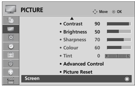LG 42LH3000 - Screen Reset - 1