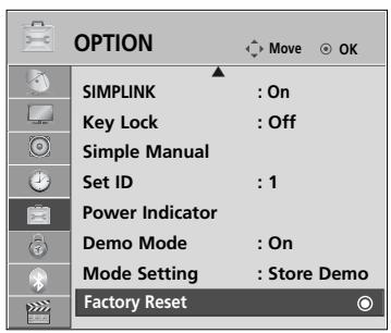 LG 42LH3000 - (RESET TO ORIGINAL FACTORY SETTINGS) - 1