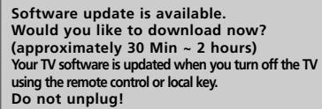LG 42LH3000 - * When setting "Software Update" - 1
