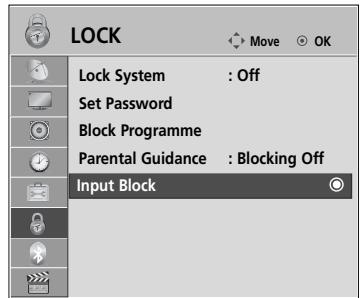 LG 42LH3000 - EXTERNAL INPUT BLOCKING - 1