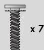 LG 42LH3000 - Bolts for stand assembly - 5