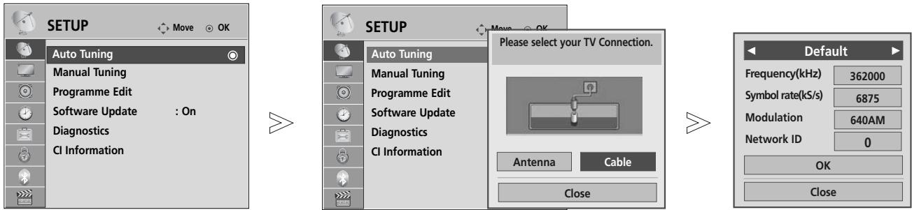 LG 42LH3000 - If you want to select the Cable, - 1