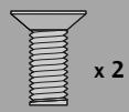 LG 42LH3000 - Bolts for stand assembly - 3