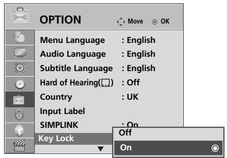 LG 42LH3000 - KEY LOCK - 2