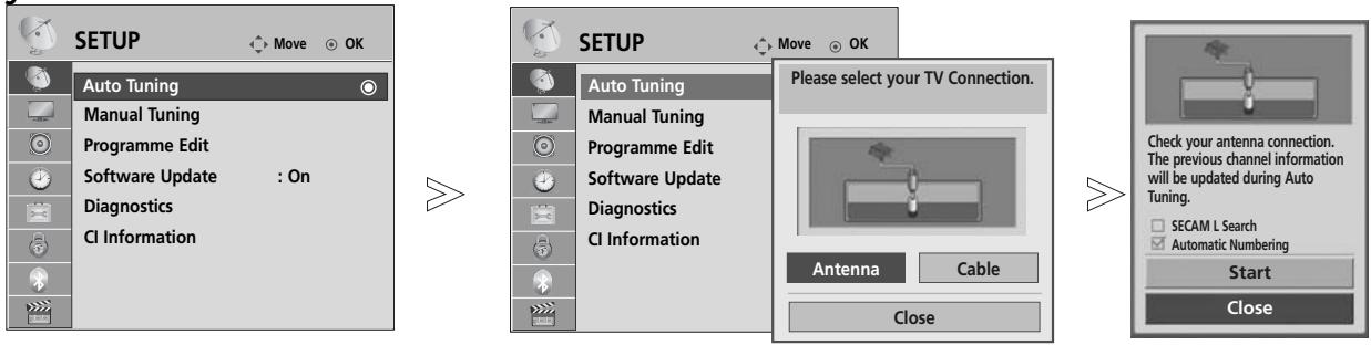 LG 42LH3000 - If you want to select the Antenna, - 1