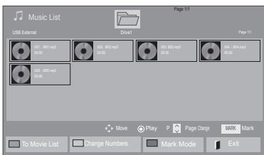 LG 42LV3550 - Listening to music - 1