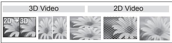 LG 42LV3550 - View 3D mode for 3D images - 1