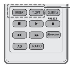 LG 42LV3550 - Coloured buttons - 1
