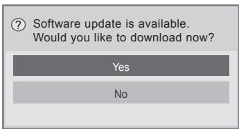 LG 42LV3550 - When setting "Software Update" - 1