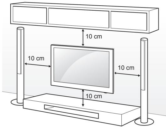 LG 42LV3550 - Mounting on a wall - 1