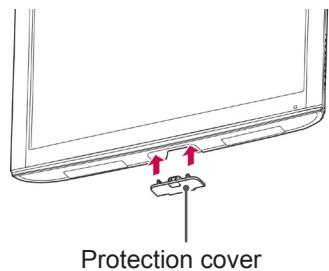 LG 42LV3550 - Not using the Desk Type Stand - 2