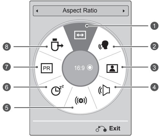 LG 42LV3550 - Using the quick menu - 1