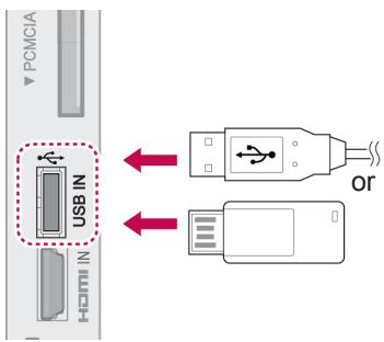 LG 42LV3550 - Connecting USB storage devices - 1