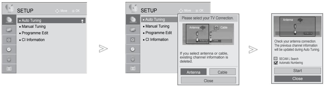 LG 47LD450 - If you want to select the Antenna, - 1