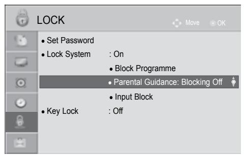 LG 47LD450 - PARENTAL CONTROL (IN DIGITAL MODE ONLY) - 1