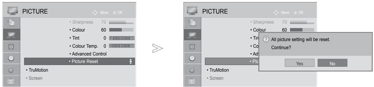 LG 47LD450 - PICTURE RESET - 1