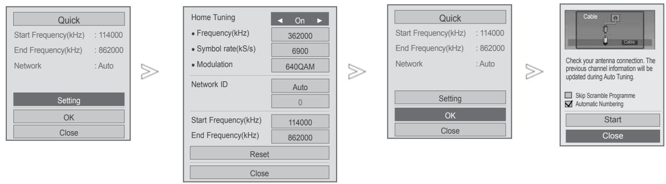 LG 47LD450 - When you select the Quick, - 1