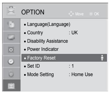 LG 47LD450 - INITIALIZING(RESET TO ORIGINAL FACTORY SETTINGS) - 1