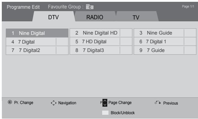LG 47LD450 - BLOCK PROGRAMME - 2