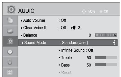 LG 47LD450 - SOUND SETTING ADJUSTMENT -USER MODE - 1