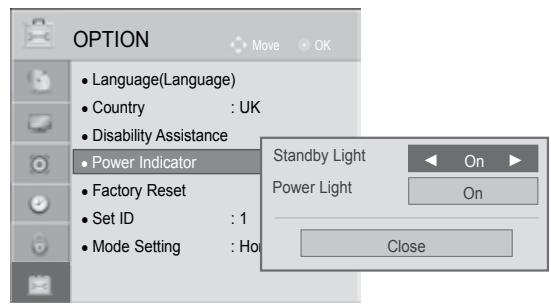LG 47LD450 - Power Light - 3