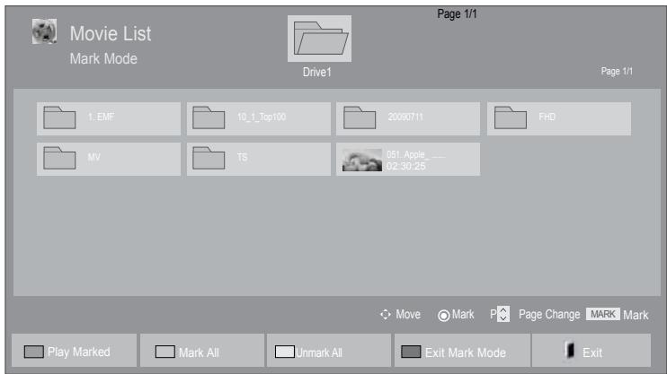 LG 47LD450 - When selected movie files are played - 1