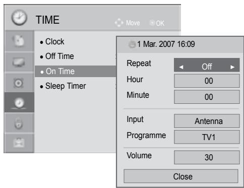 LG 47LD450 - AUTO ON/OFF TIME SETTING - 3