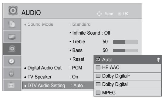 LG 47LD450 - DTV AUDIO SETTING (IN DIGITAL MODE ONLY) - 3
