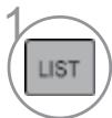 LG 47LD450 - Displaying programme LIST - 1