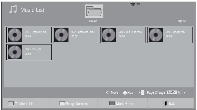 LG 47LD450 - Music Selection - 1