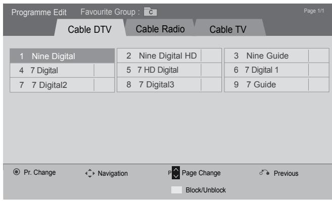 LG 47LD450 - BLOCK PROGRAMME - 3