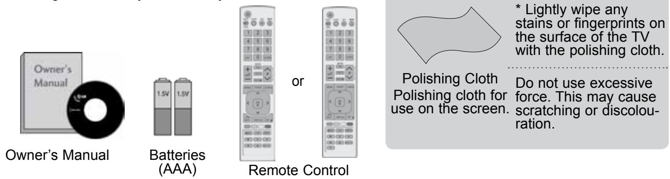 LG 47LD450 - LED LCD TV MODELS : 19/22/26LE3***, 32/37/42/47/55LE5*** ACCESSORIES - 1
