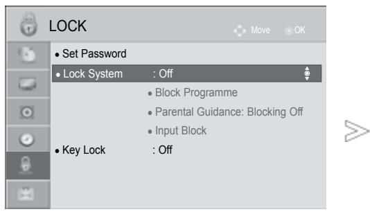 LG 47LD450 - SET PASSWORD & LOCK SYSTEM - 1