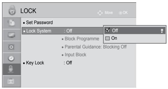 LG 47LD450 - SET PASSWORD & LOCK SYSTEM - 2