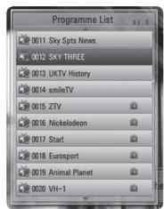 LG BDT590 - Changing Digital TV programmes - 1