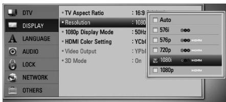 LG BDT590 - Resolution Setting - 3