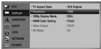 LG BDT590 - Resolution Setting - 2