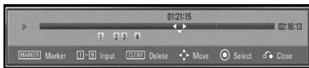 LG BDT590 - To delete a Marker - 1