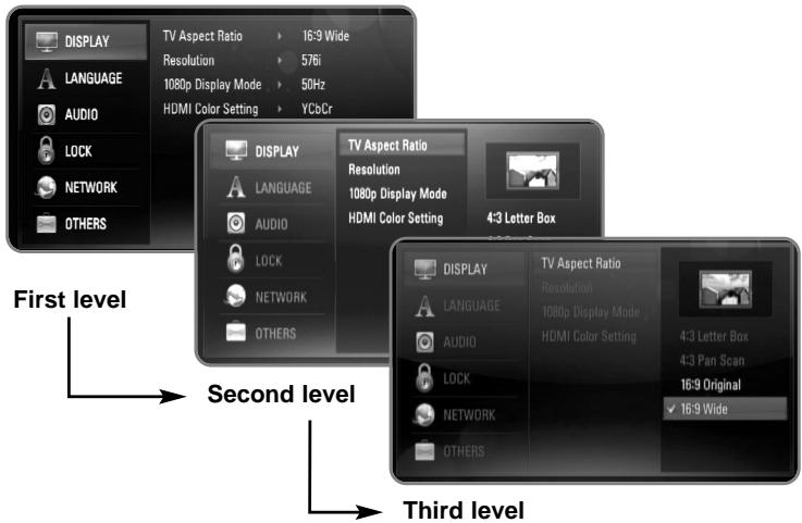 LG HB754CB - Adjust the Setup settings - 1